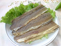 Dried salted eel